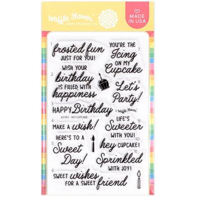 Waffle Flower Stempel - Hey Cupcake Sentiments